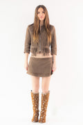 Low Rise Mini Skirt