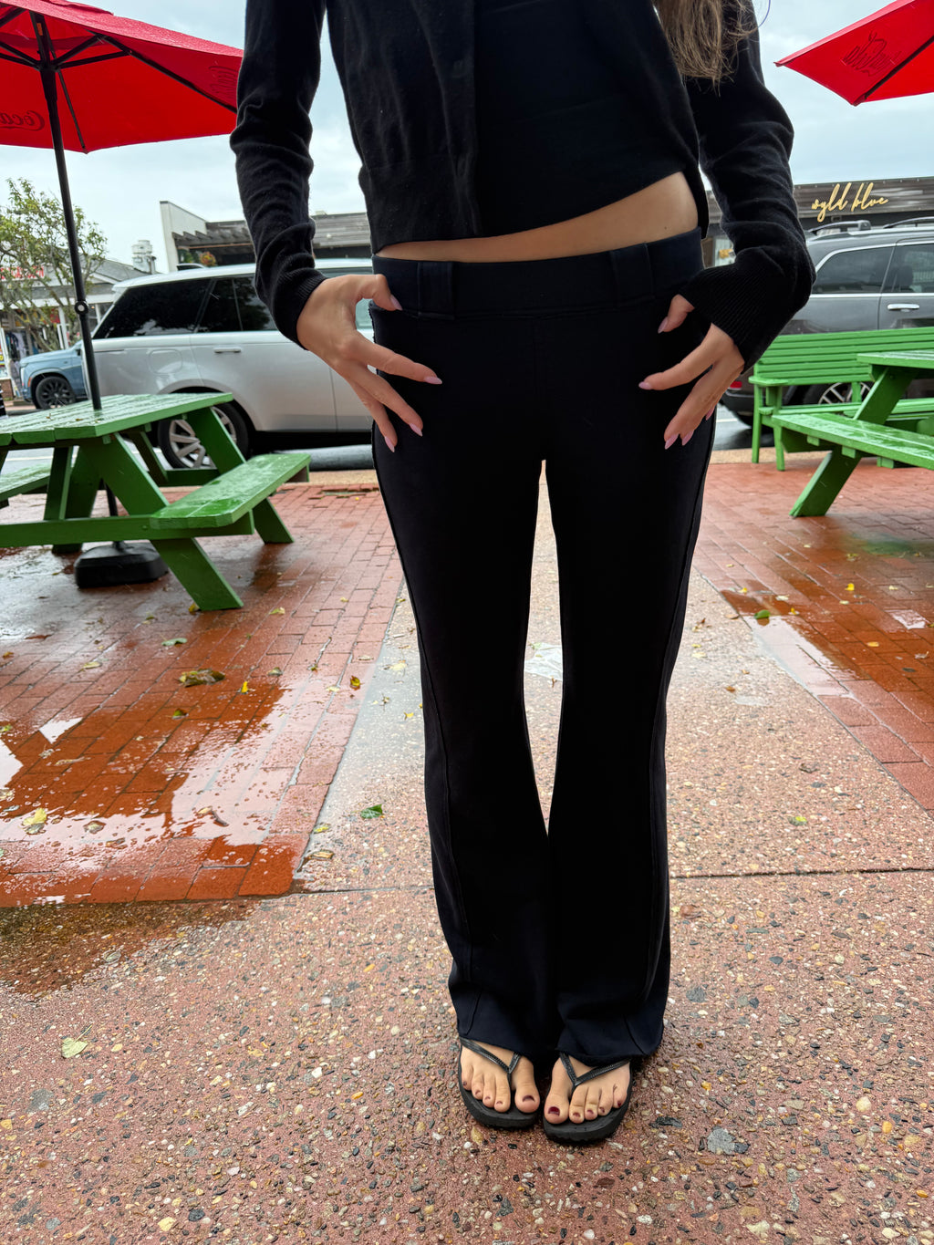 The Effortless Cotton Low Rise Trouser