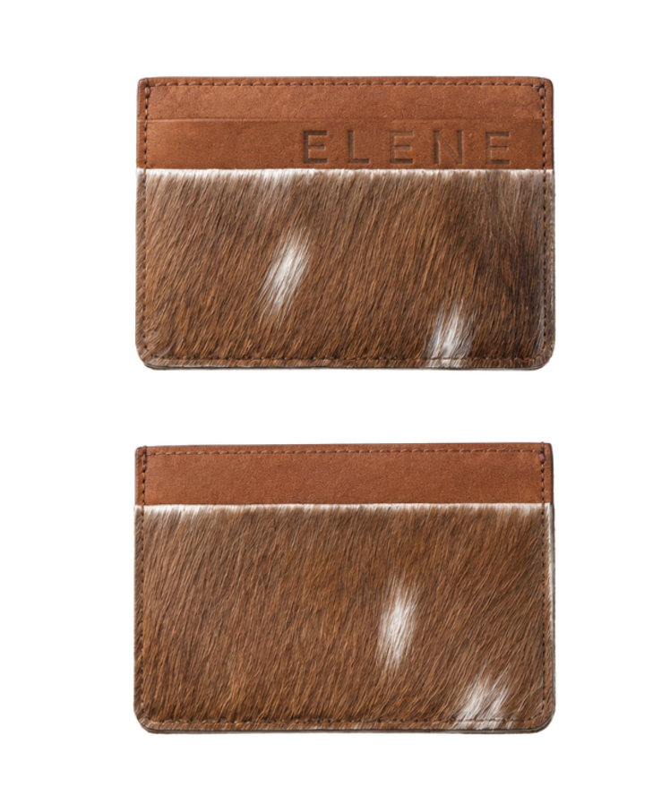 DEER HIDE CARD HOLDER