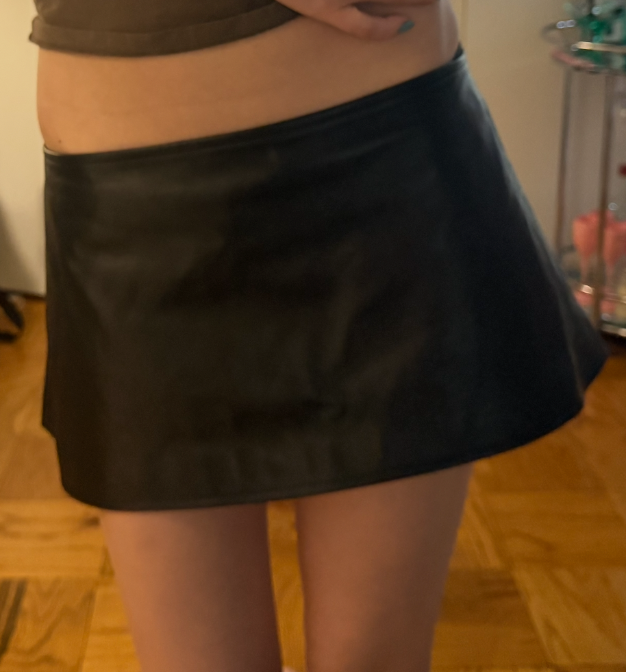 Low Rise Mini Skirt
