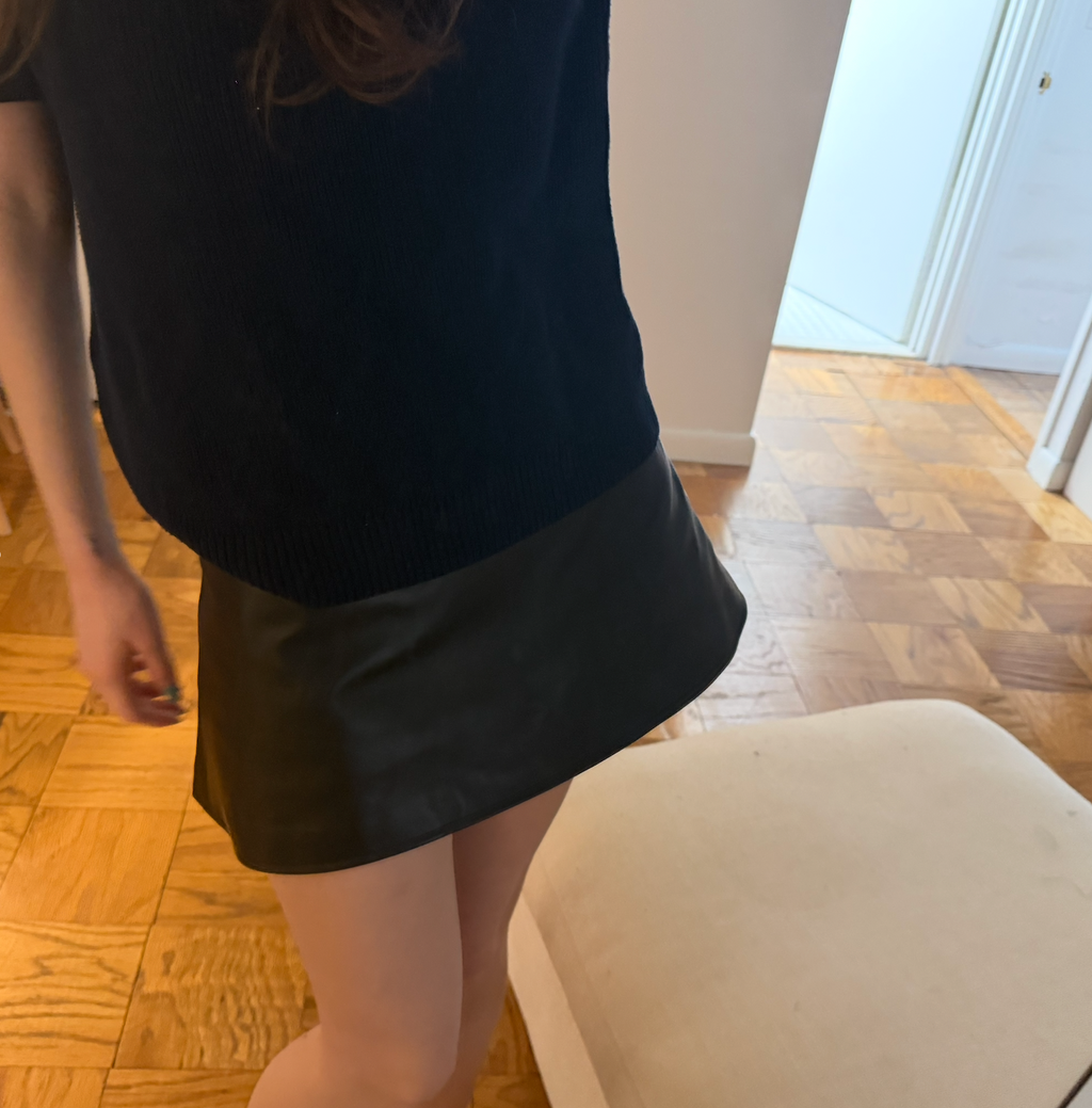 Low Rise Mini Skirt