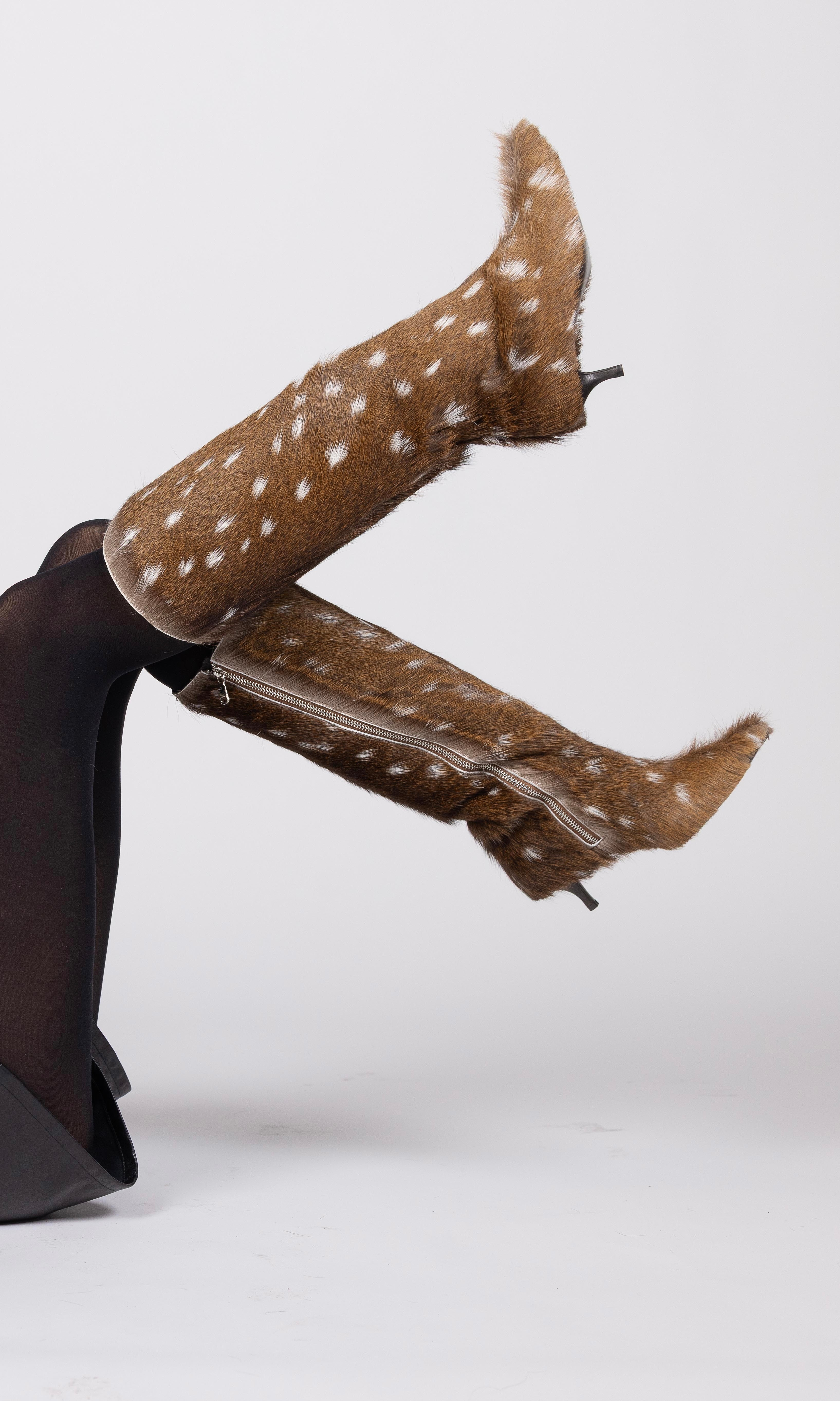 THE NAOMI DEER KNEE HIGH BOOT